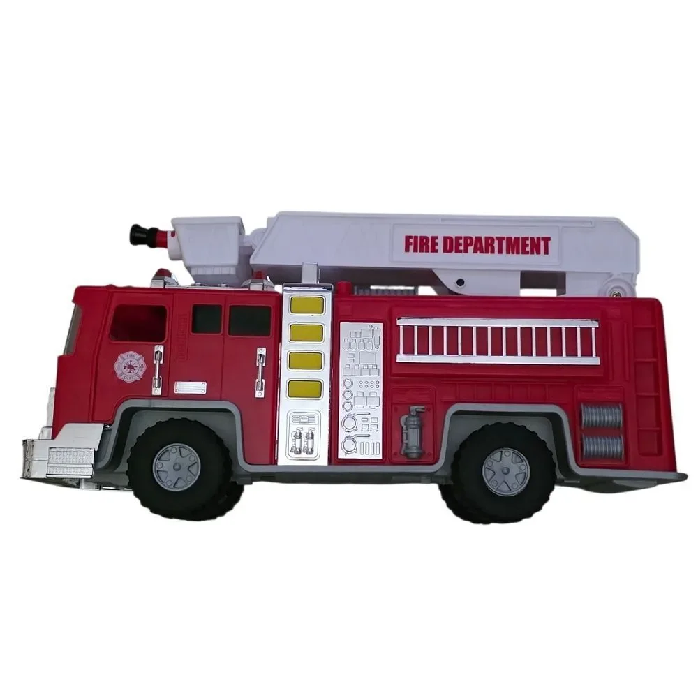 Red Fire Department Toy Truck Light Up And Sound